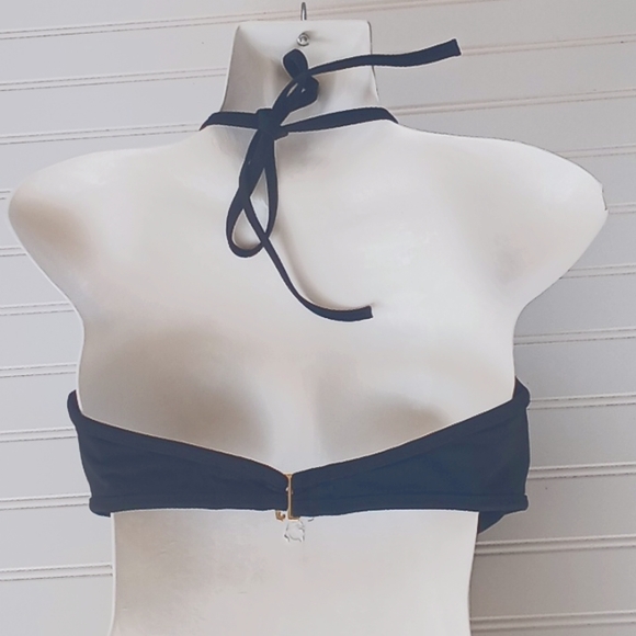 Shade & Shore Black Halter👙 Bikini Top - Picture 5 of 12